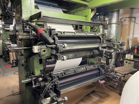 Flexorprintingmachine 12 DF 4 colour printing width 1050 mm