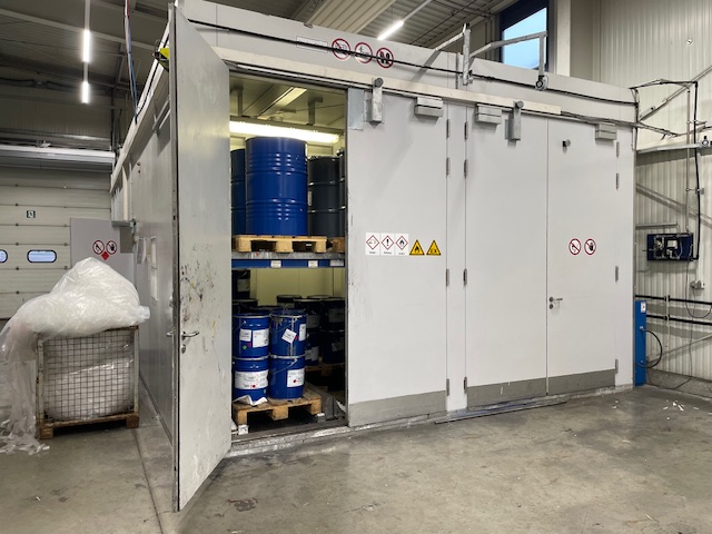 Paint storage Room